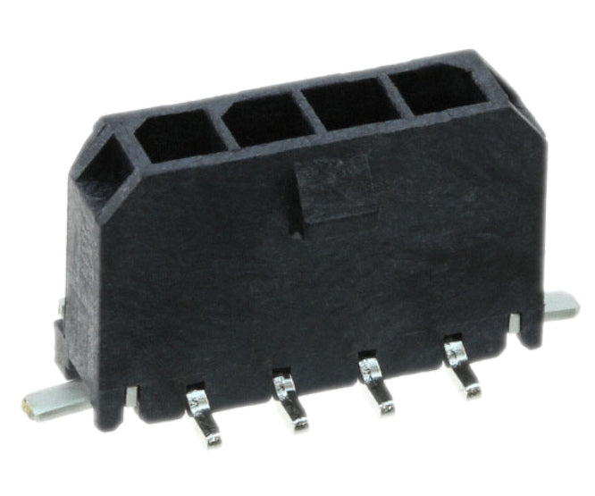 Smd socket connector header 4w p=3mm 0436500424