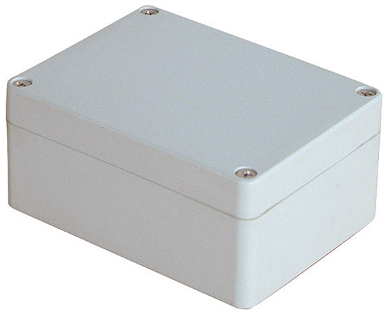 Ip65 abs enclosure moulded 115x90x55mm 11-3 white (l/grey)