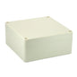 Abs enclosure molded white 22x120x55 solid lid 11-93