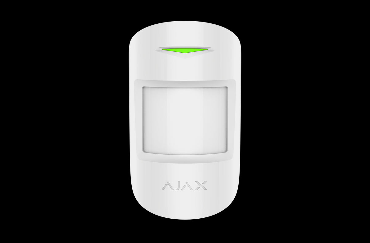 AJAX Security - CombiProtect - White Wireless Combined Motion &amp; Glass Break Detector | AJAX-CP-INDR-W