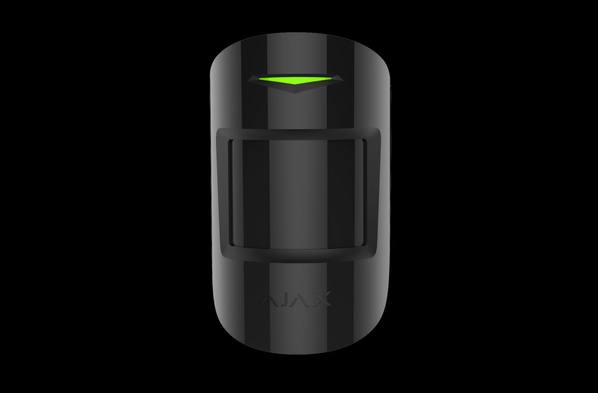 AJAX Security - CombiProtect - Black Wireless Combined Motion &amp; Glass Break Detector | AJAX-CP-INDR-B