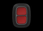 AJAX Security - DoubleButton Jeweller - Double Black Wireless Smart Button for Panic and Control Modes | AJAX-PB-DOUBLE-B