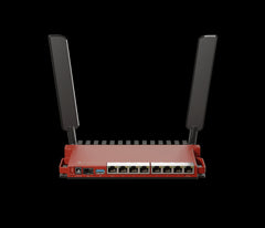 MikroTik L009UiGS-2HaxD-IN Desktop Router with 2.5Gb SFP, 8 x Gigabit Ethernet and 2.4GHz AX Wi-Fi