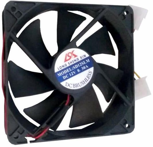 CHASSIS FAN: 120MM BLACK