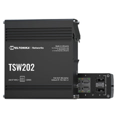 Teltonika 8-Port Industrial Managed PoE+ Switch | TSW202