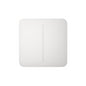 AJAX Security - White SoloButton 2-GANG | AJAX-SB-2-GANG-W