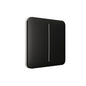 AJAX Security - Black SoloButton 2-GANG | AJAX-SB-2-GANG-B