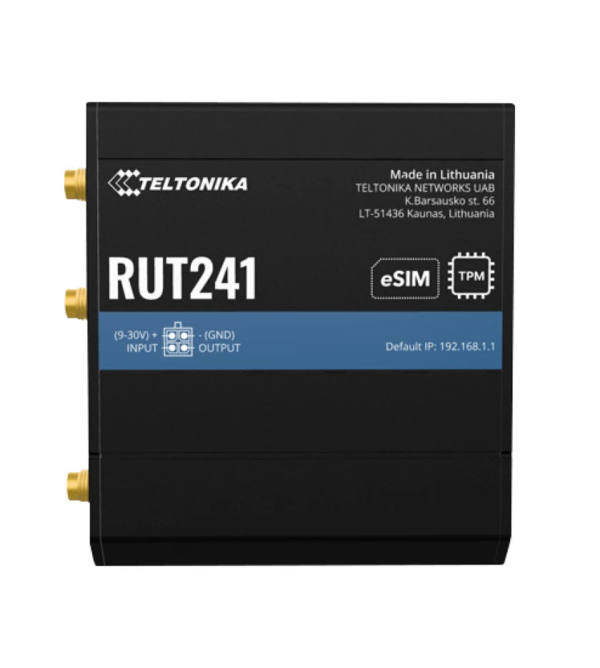 Teltonika eSIM LTE WiFi IoT Router with VPN | RUT241 eSIM