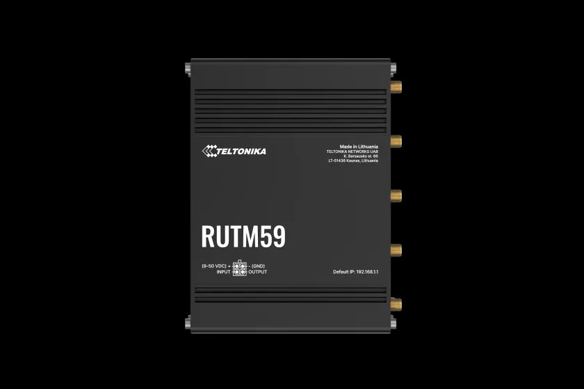 Teltonika 5G/LTE Wi-Fi 5 Industrial Cellular Router | RUTM59