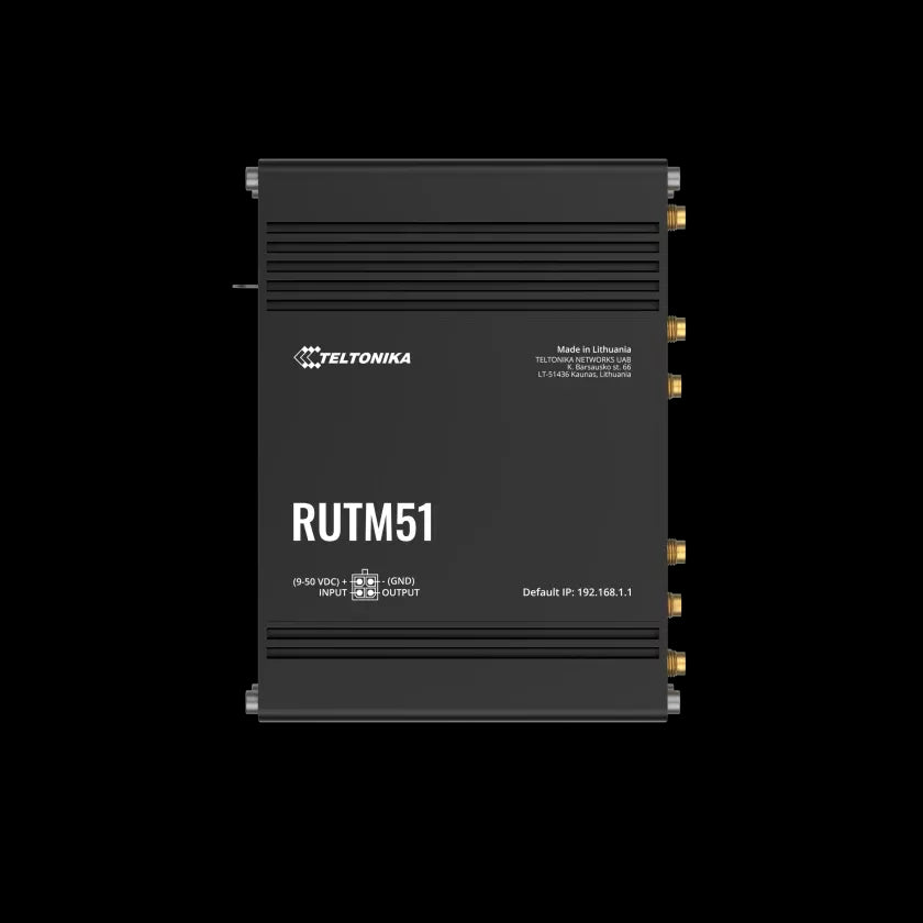 Teltonika Industrial 5G Dual SIM Router | RUTM51