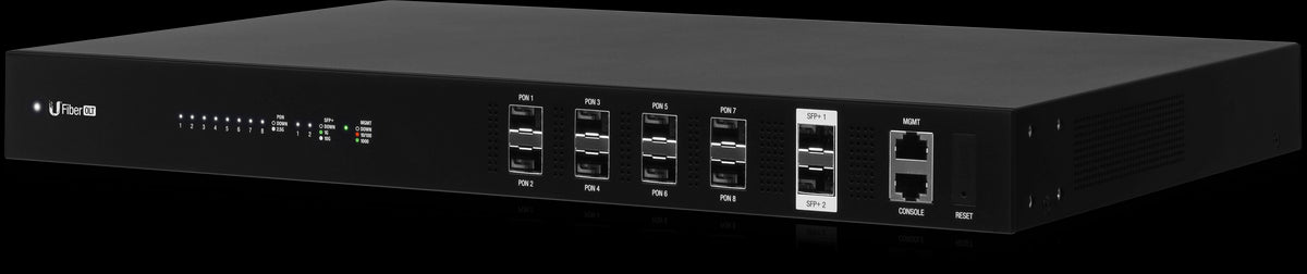 Ubiquiti UISP – UFiber GPON OLT Headend 8 Port OLT + 2 x SFP+ ports