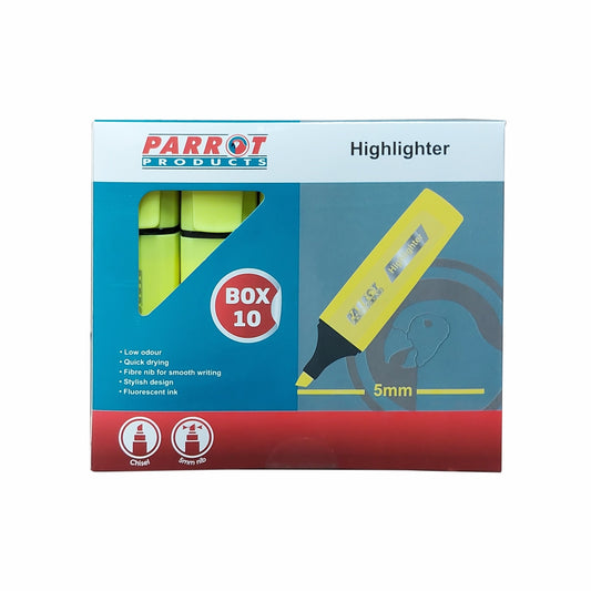 MARKER HIGHLIGHTER BOX 10 YELLOW - Price Concious Spot >>>  PC SPOT