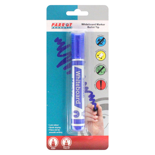 MARKER WHITEBOARD BULLET CARDED D/BLUE - Price Concious Spot >>>  PC SPOT