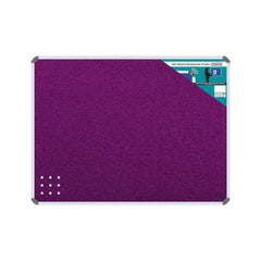 INFO BOARD ALUMINIUM FRAME 600*450MM PURPLE
