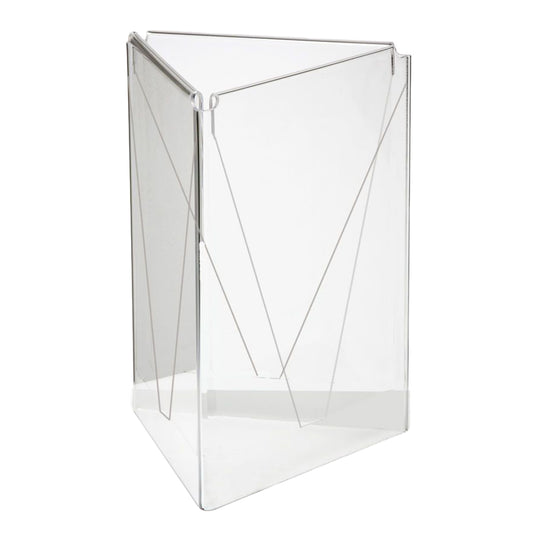 MENU HOLDER ACRYLIC A5 THREE SIDED TABLE TALKER - Price Concious Spot >>>  PC SPOT