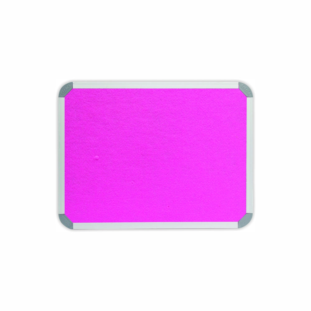 INFO BOARD ALUMINIUM FRAME 600*450MM PINK