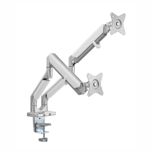 BRACKET - MONITOR CLAMP DUAL ARM WITH GAS SPRING - Price Concious Spot >>>  PC SPOT