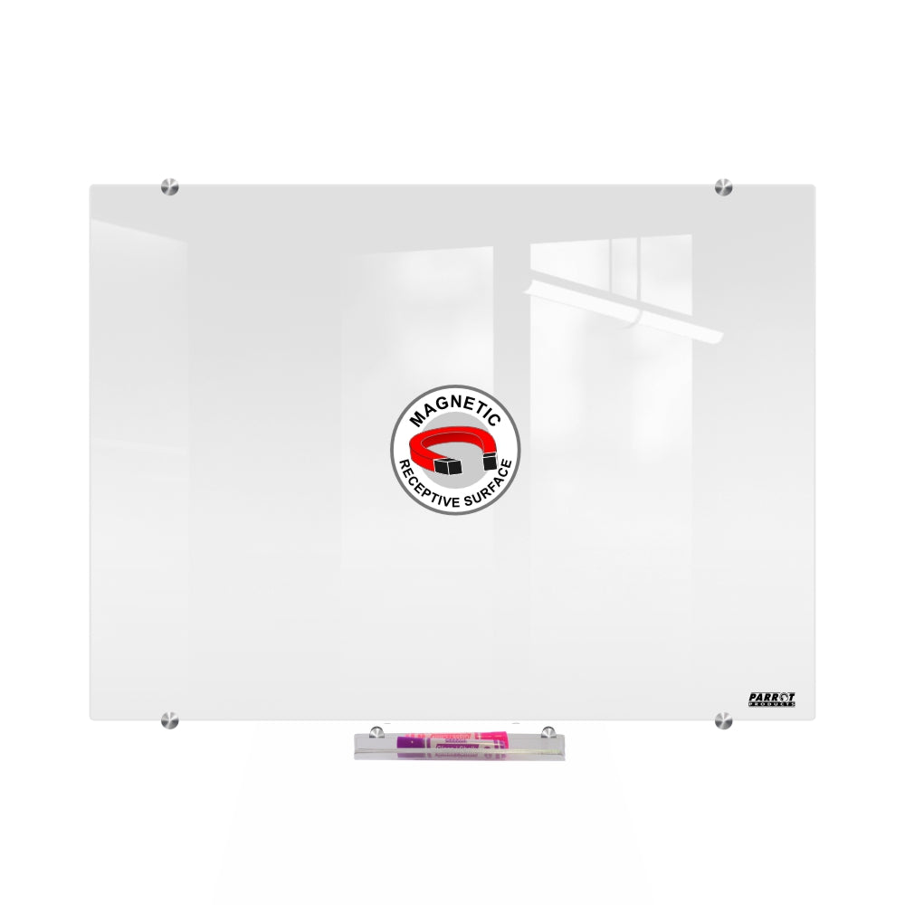 GLASS WHITEBOARD MAGNETIC 900*600MM