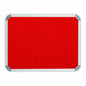 INFO BOARD ALUMINIUM FRAME 900*600MM RED