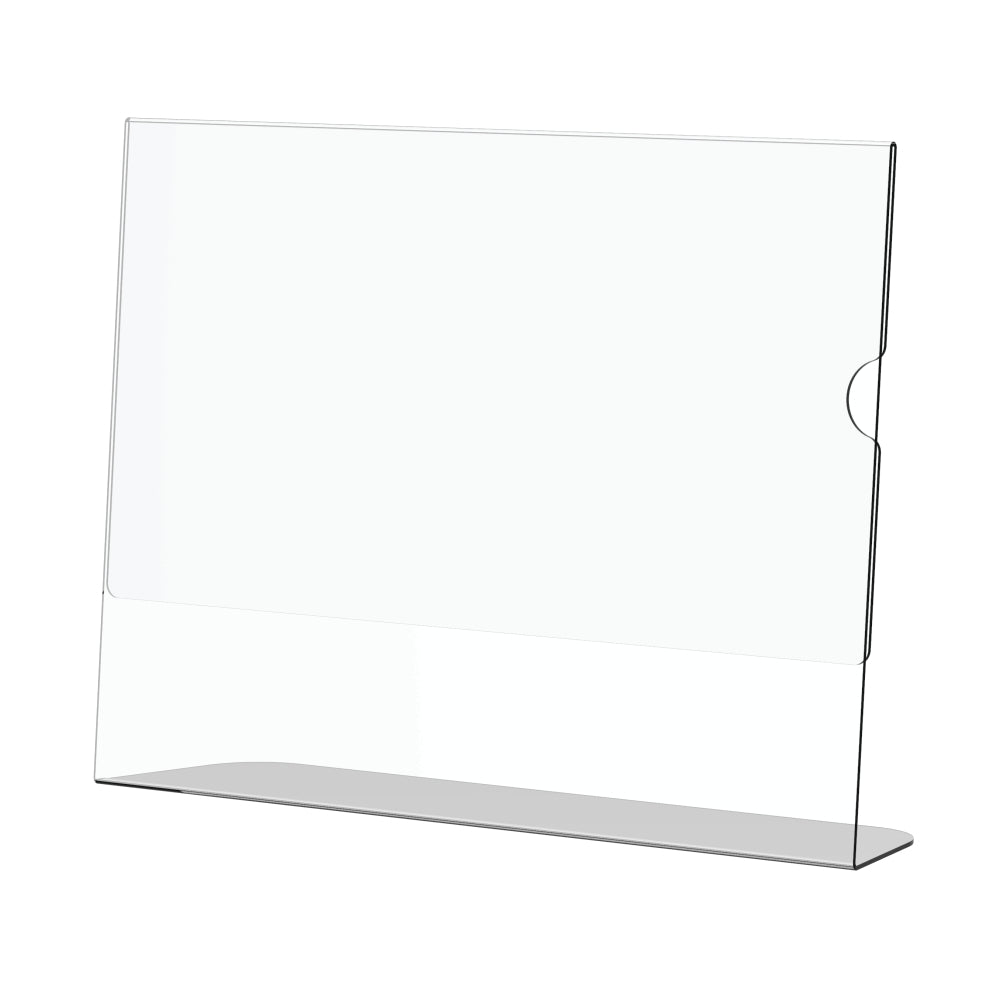 MENU HOLDER ACRYLIC SINGLE SIDED A6 LANDSCAPE - BOX 5 - Price Concious Spot >>>  PC SPOT