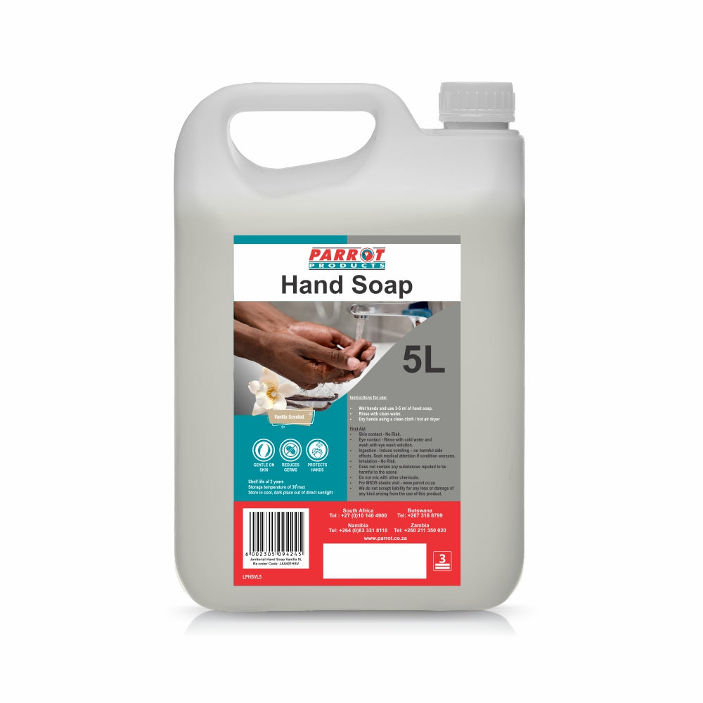 ANTIBACTERIAL HAND SOAP VANILLA 5L