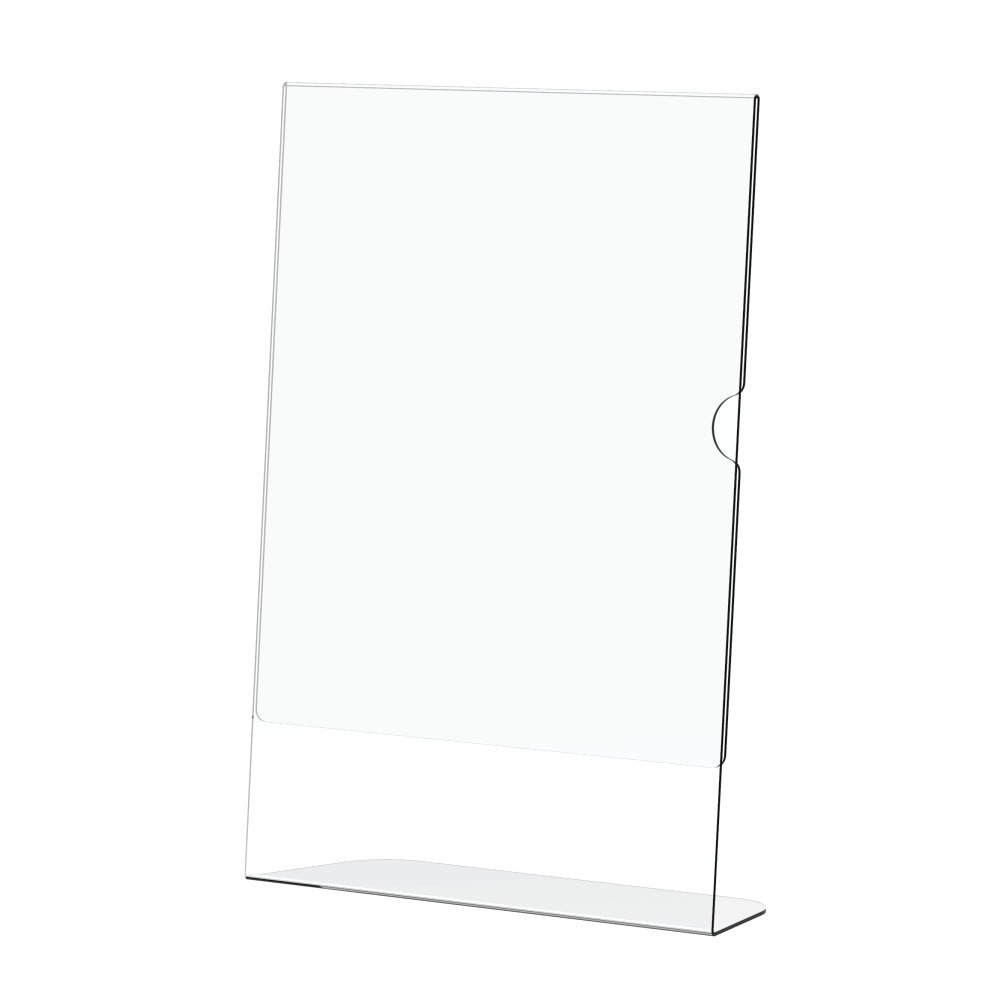 MENU HOLDER ACRYLIC SINGLE SIDED A6 PORTRAIT - BOX 5 - Price Concious Spot >>>  PC SPOT