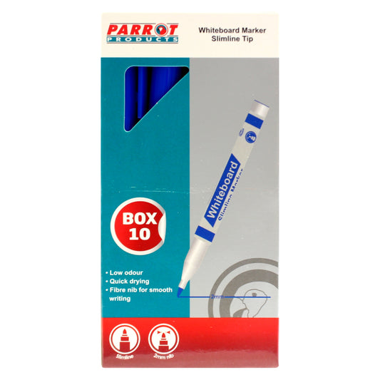 MARKER WHITEBOARD S/LINE BOX 10 BLUE - Price Concious Spot >>>  PC SPOT