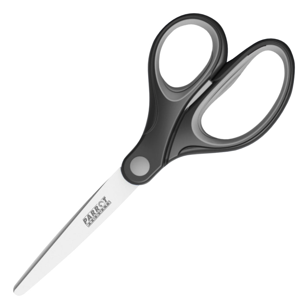 PARROT SCISSORS 18CM - GREY