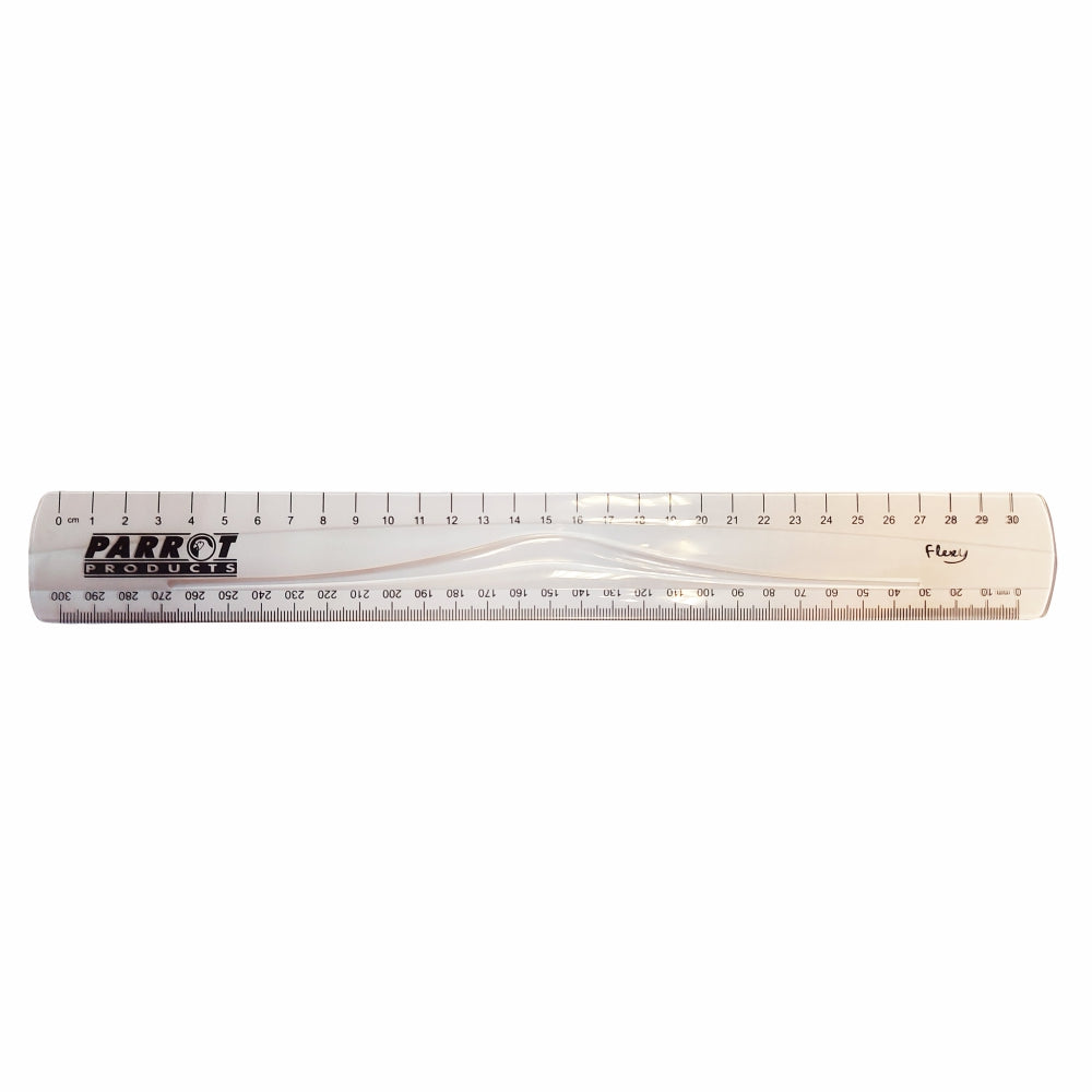 PARROT FLEXIBLE RULER 30CM CLEAR - Price Concious Spot >>>  PC SPOT