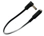 200mm lead 2.1 dc plug - 2.5 r/a dc socket tba