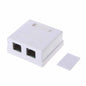 Acconet CAT6 Dual RJ45 Wall Box | CAT6-BOX-2
