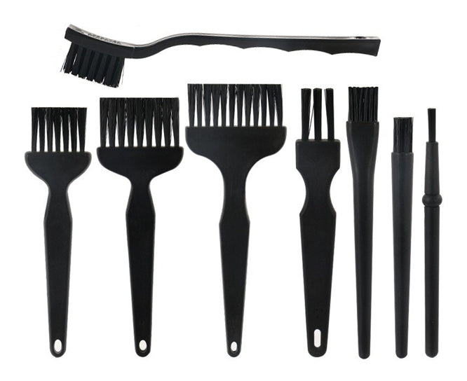 Set of 8 pcb anti static cleaning brushes 200140
