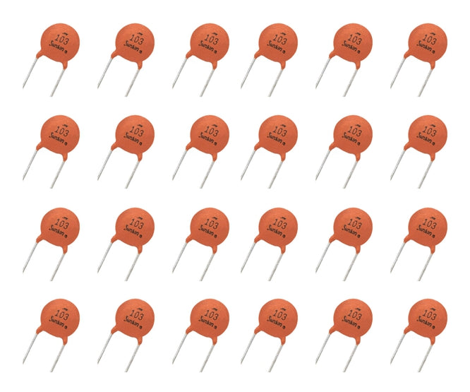 Ceramic capacitor disc npo 22pf 50v p=2.5mm - 1k/bag 22pf50vnpo2.54