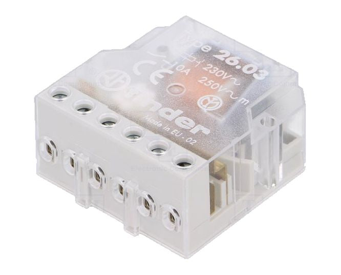 Relay step spdt 10a 24vac rect 5pcb 26.03.8.024.0000
