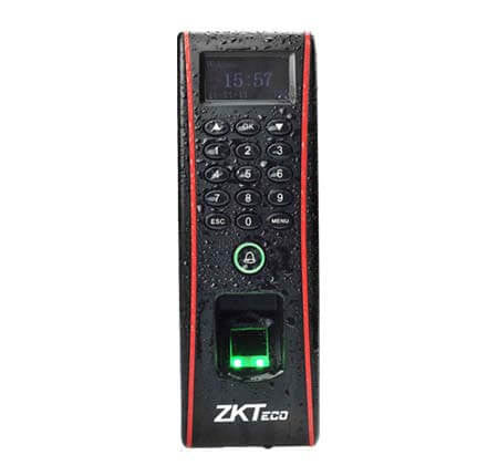 ZKTeco - F17 Biometric Outdoor Fingerprint, Code &amp; RFID Outdoor Stand Alone Reader