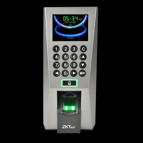 ZKTeco - F18 Biometric Fingerprint, Code &amp; RFID Indoor Stand Alone Reader