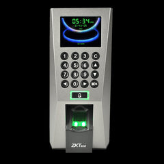 ZKTeco - F18 Biometric Fingerprint, Code &amp; RFID Indoor Stand Alone Reader