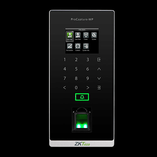 ZKTeco - Outdoor Access fingerprint and RFID. Dry, wet, rough fingers
