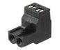 Socket connector str in-line 2-way p=5.08 black 2edgk-5.08-02p-13-1000z(h)