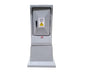 6w fibreglass d/d meter kiosk 570x435x1270mm k0006/5