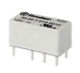 Relay dpdt 2a 12vdc rect 8pcb 30.22.7.012.0010