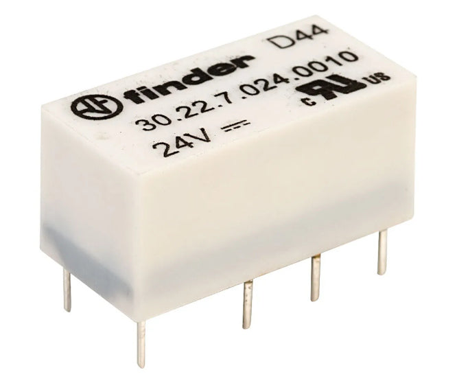 Relay dpdt 2a 24vdc rect 8pcb 30.22.7.024.0010