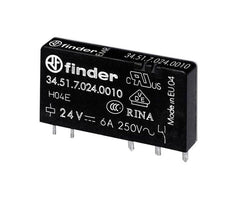 Relay spdt 6a 24vdc rect 5pin 34.51.7.024.0010