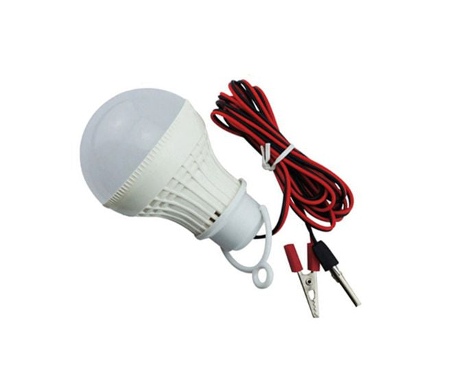 12vdc led bulb 3w c/w with crock clips 190928