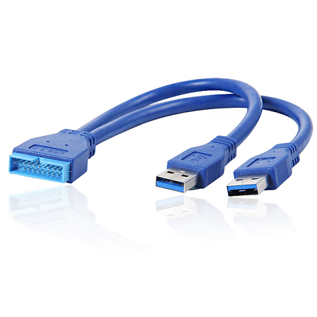 USB3.0 (M) MBD TO 2 X (M) 0.2CM - Price Concious Spot >>>  PC SPOT