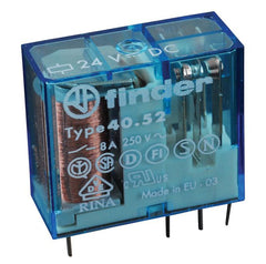 Pcb mount relay spdt 12a 24vdc rect 5pins 40.51.9.024.0000