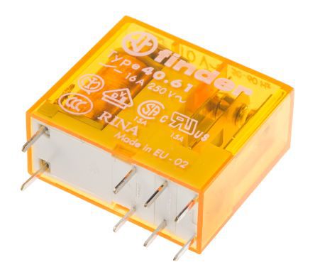 Relay spdt 16a 110vac pcb 40.61.8.110.0000