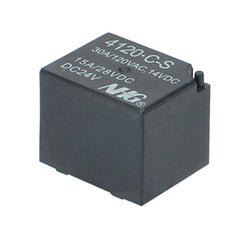 Relay spdt 30a 12vdc rect 7pcb 4120-c-s-30-dc12v-us