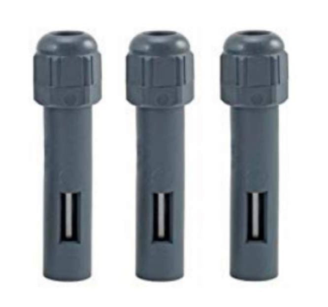 Set of three stainless steel level probes / sensors 44s0003