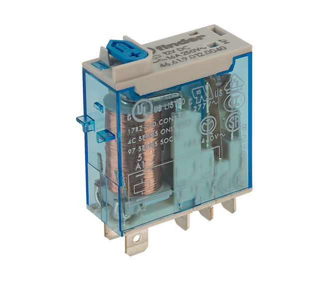 Relay spdt 25a 12vdc coil plug-in 46.61.9.012.0040